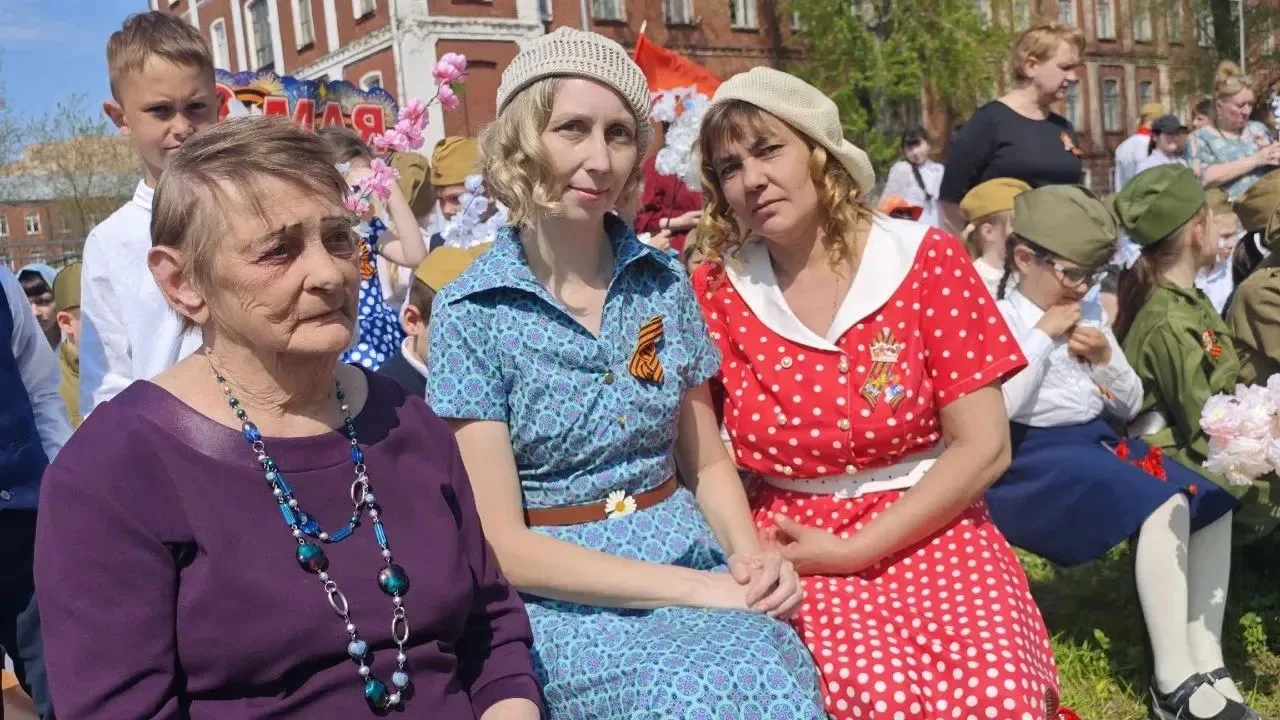 В школе №1 им. Героя РФ Л.И. Шулайкиной состоялось торжественное мероприятие «Победный май». В нем п
