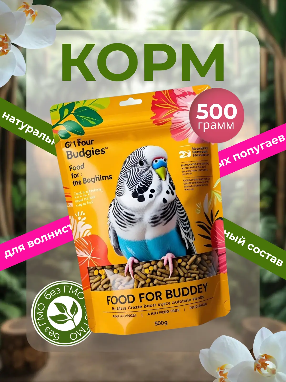 Новая работа в портфолио 🦜🌿