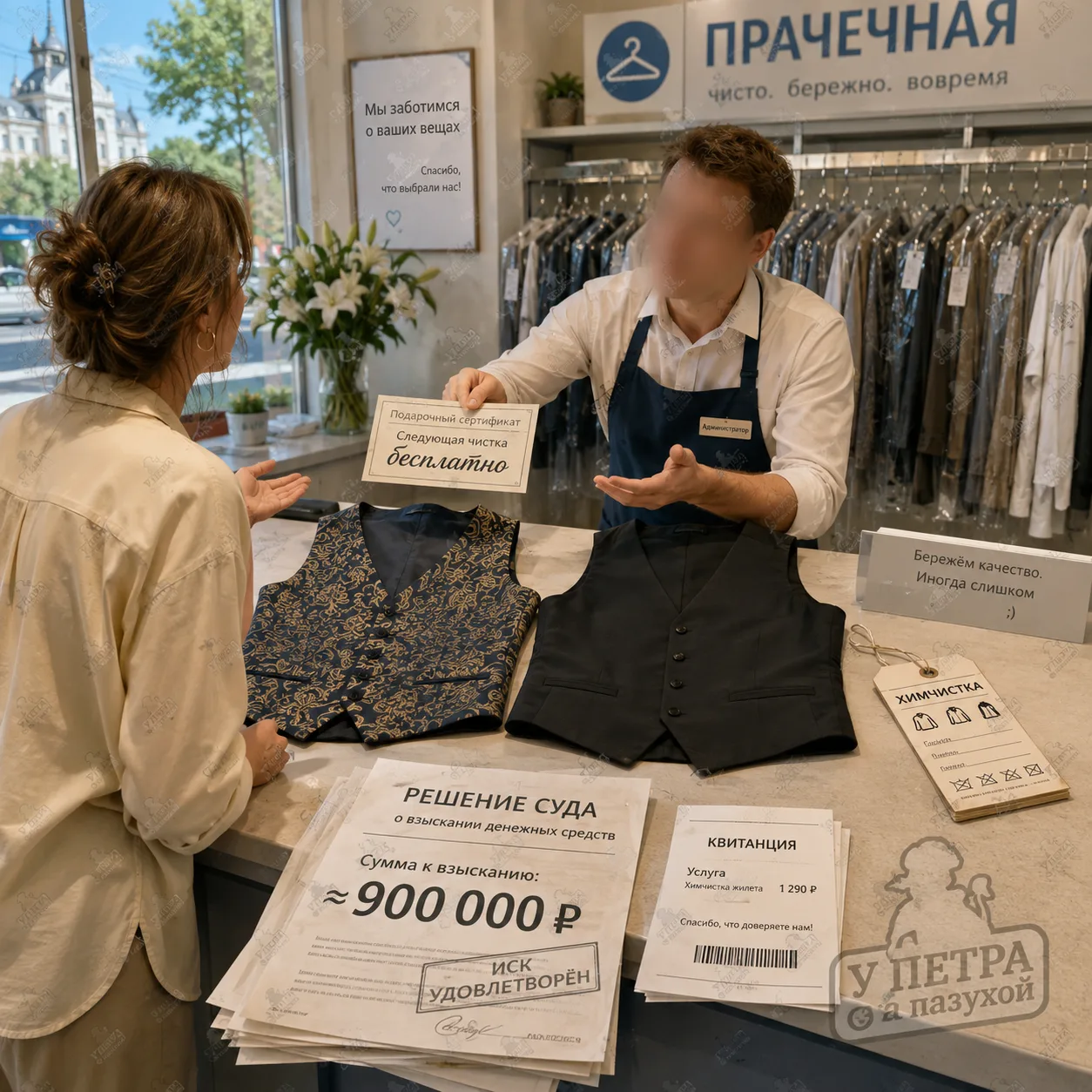 🧥 Химчистка заплатила почти миллион за испорченный Louis Vuitton

Петербурженка сдала в химчистку «