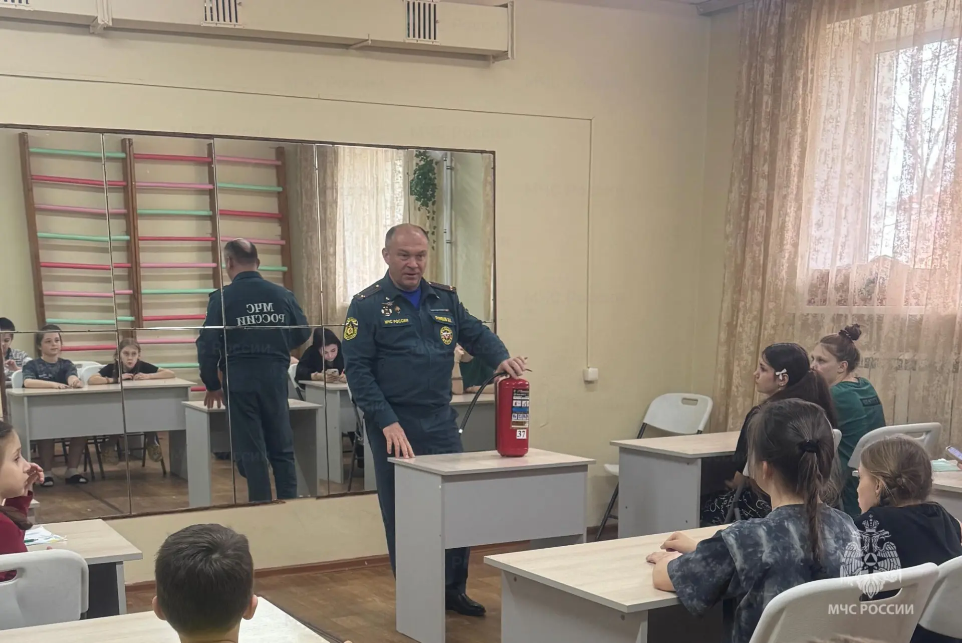 🧯Сотрудник МЧС России провёл урок безопасности в санатории «Синтетик»  Начальник отдела надзорной де