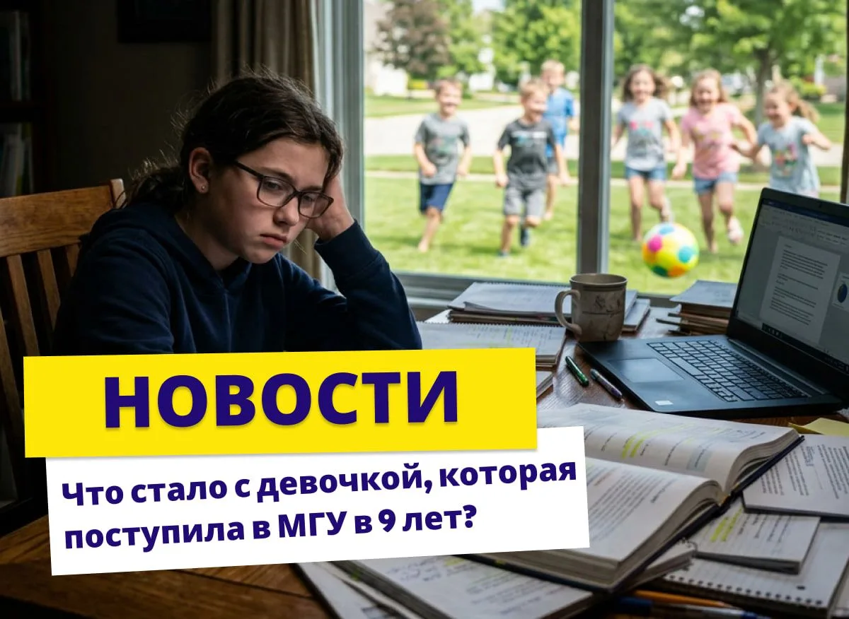 В интернете снова обсуждают девочку, которая поступила в МГУ в 9 лет 👀