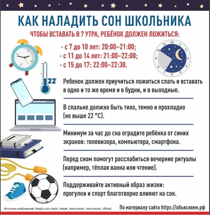 «Сон и спорт — как помочь школьнику быть здоровым»