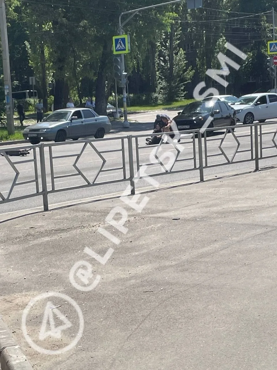 В Липецке произошло ДТП с участием электросамоката