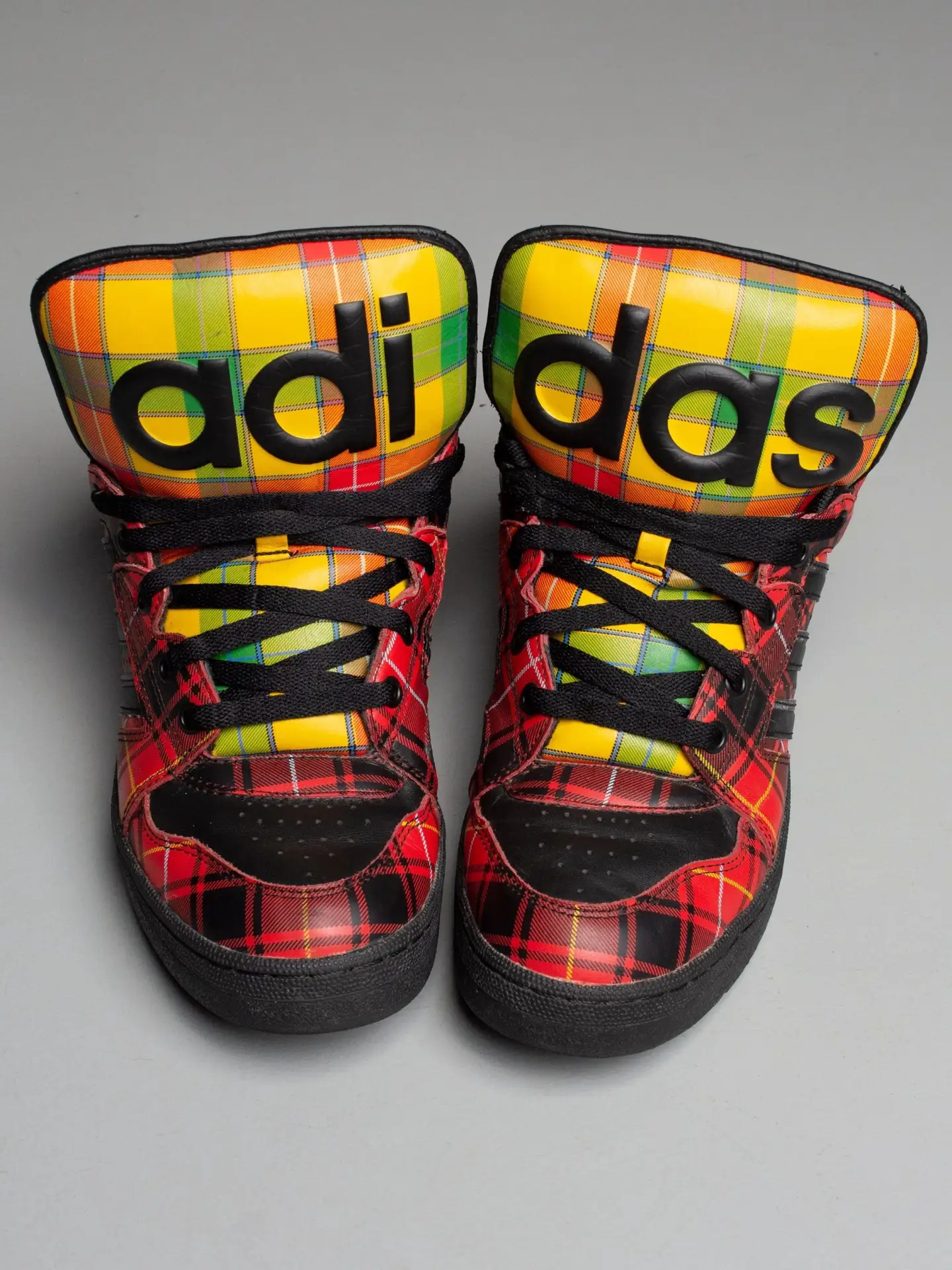2013 adidas Jeremy Scott Instinct Hi ‘Plaid’ 🤟🎸👨‍🎤
