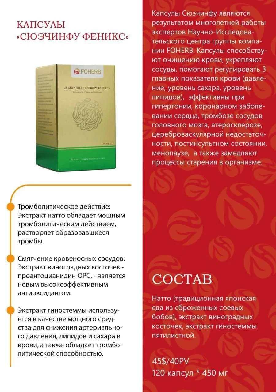 Особенности продукта:
