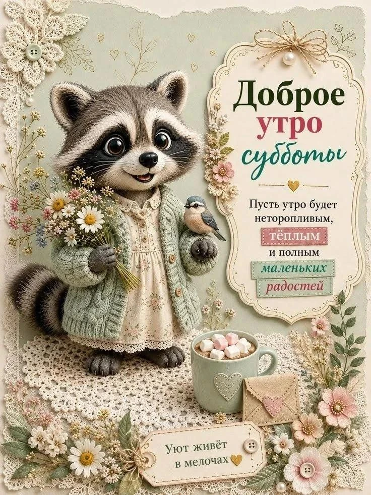 🥰 Ставьте реакции и делитесь открыткой с близкими ❤️