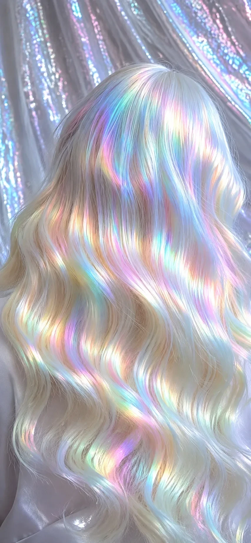 Обои с радужными волосами 🌈