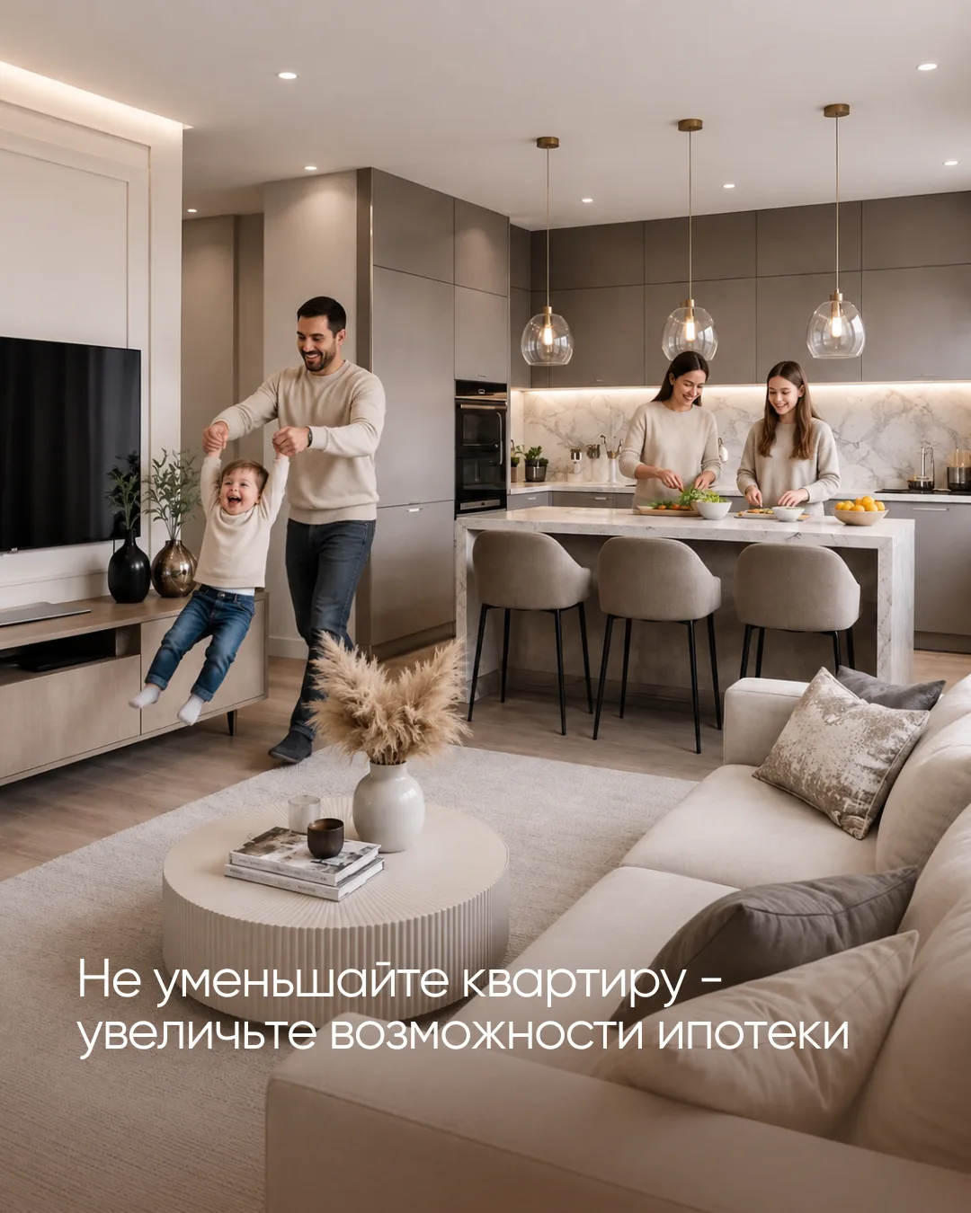 Нашли просторную квартиру для семьи, но первоначальный взнос оказался слишком большим?