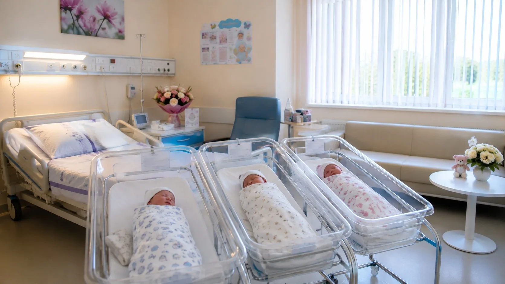 В Сургуте впервые в 2026 году появились на свет тройняшки. 👶👶👶 Для Камилы, которой 24 года, эти д