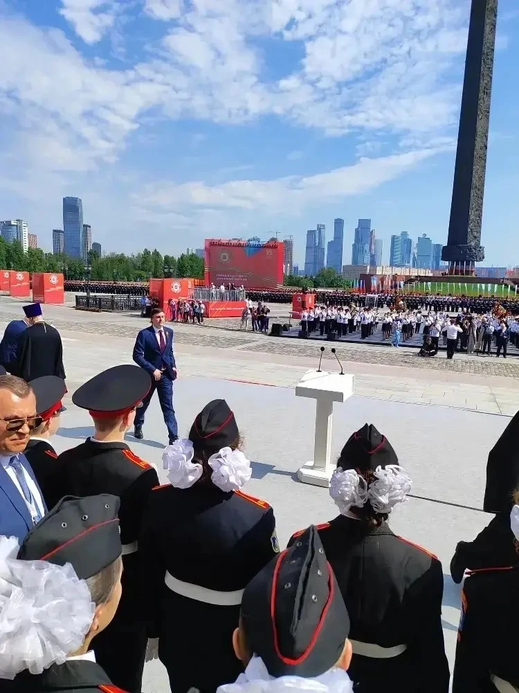 🌟ПАРАД КАДЕТ  🗓️Сегодня, 20 мая, наши ребята приняли участие в традиционном Параде кадет «Не прервет