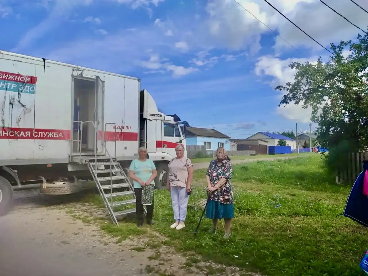 🚑 04.08.2026г. Передвижной медицинский комплекс работал на территории Сарапульского ра...