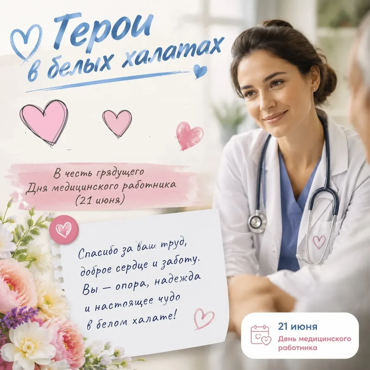 Их имена должны звучать! Продолжаем марафон признательности нашим медикам 🩺
