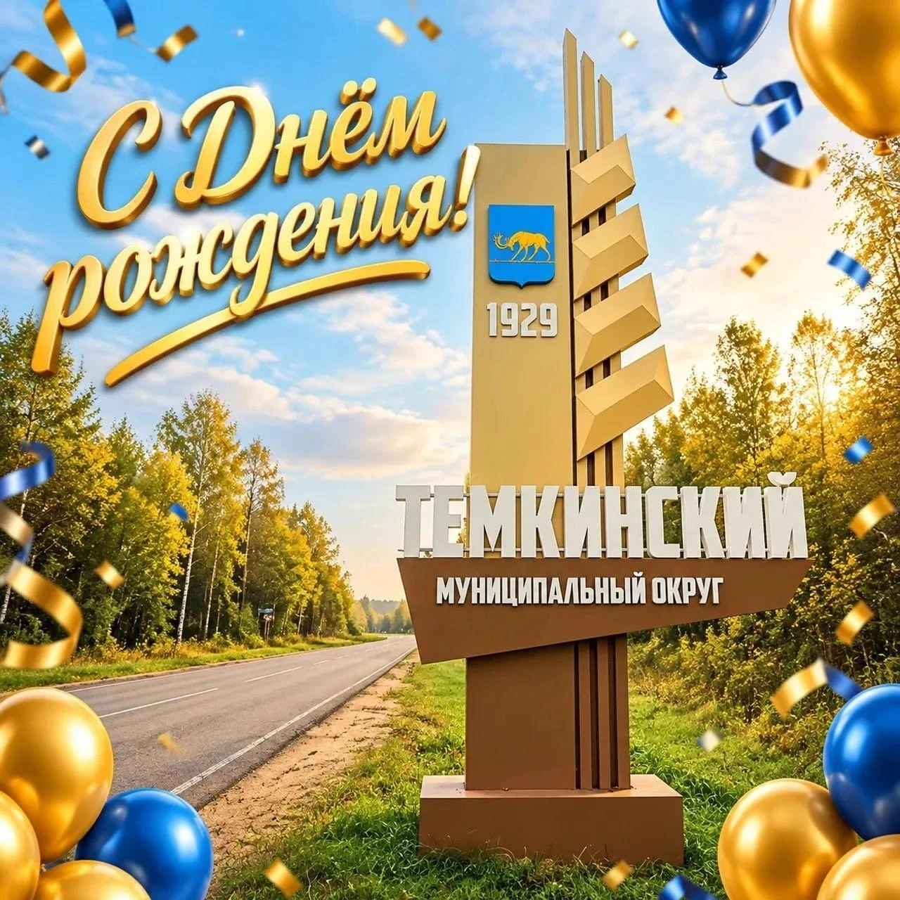 ✨С 97-летием, Темкинский район!