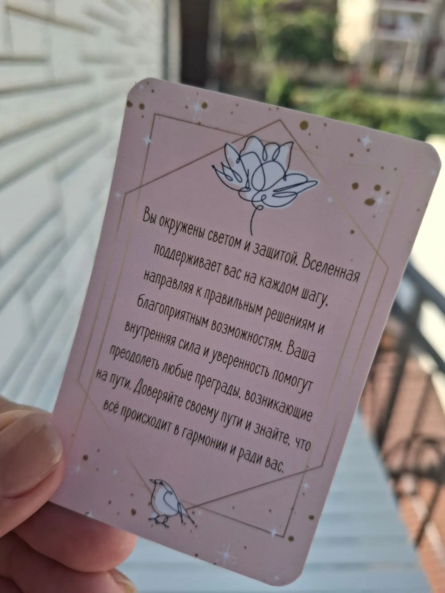 Карта-совет на эту неделю для меня...