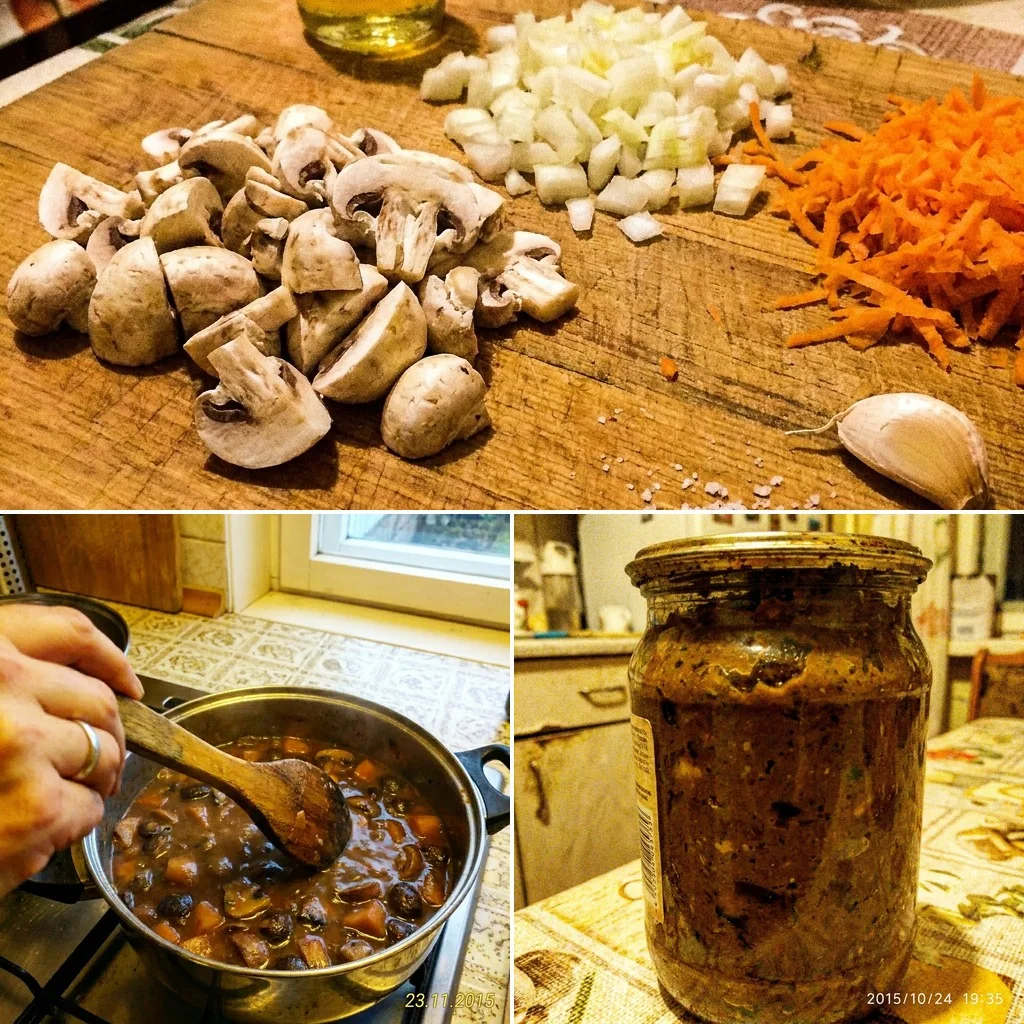 🍄 ЗАКУСКА ГРИБНАЯ

Острая грибная закуска с морковью и луком — на бутерброды, к мясу, в салаты. Гот