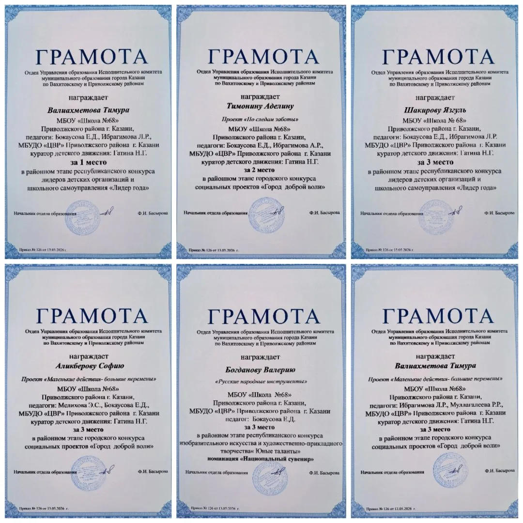 Поздравляем наших талантливых учеников, которым были вручены грамоты за участие в мероп...