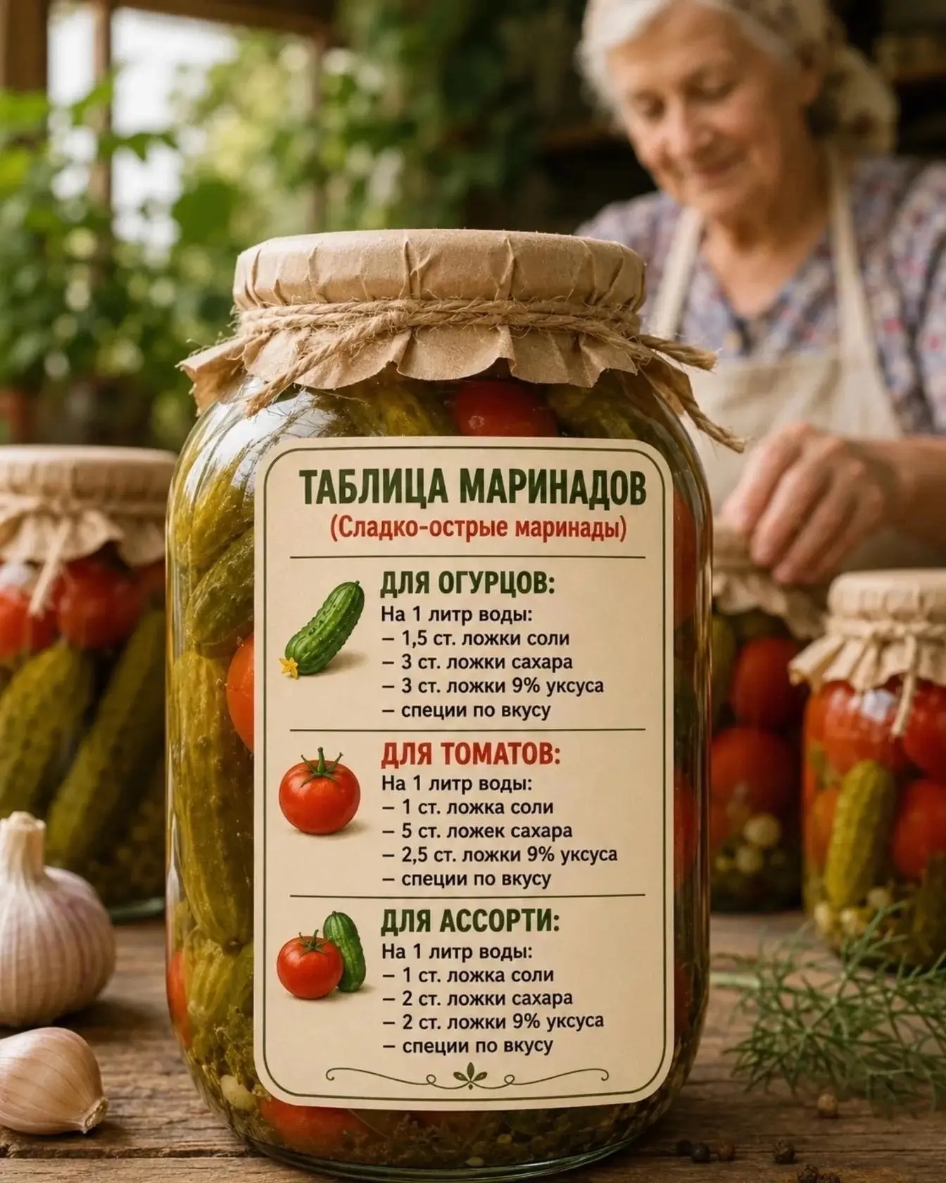 🥒 🍅Таблица маринадов, которая всегда выручает в сезон заготовок! 🍅🥒

✅Сохраните этот рецепт, что