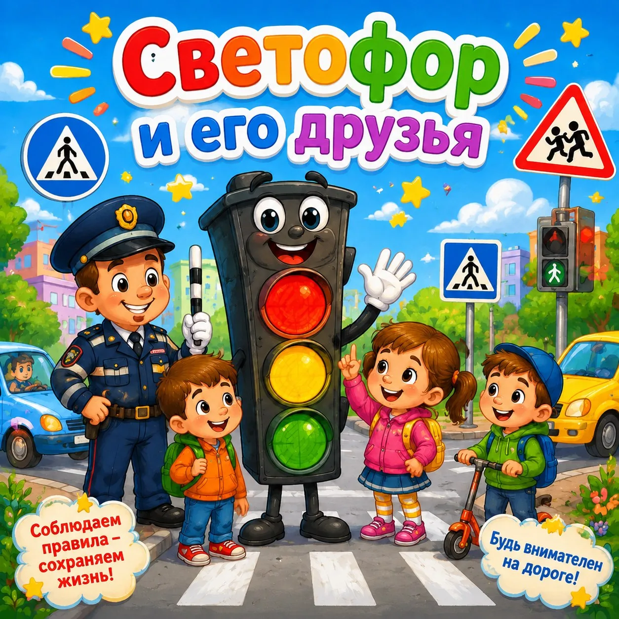 🚦 Путешествие в страну дорожных знаков: наш День светофора!