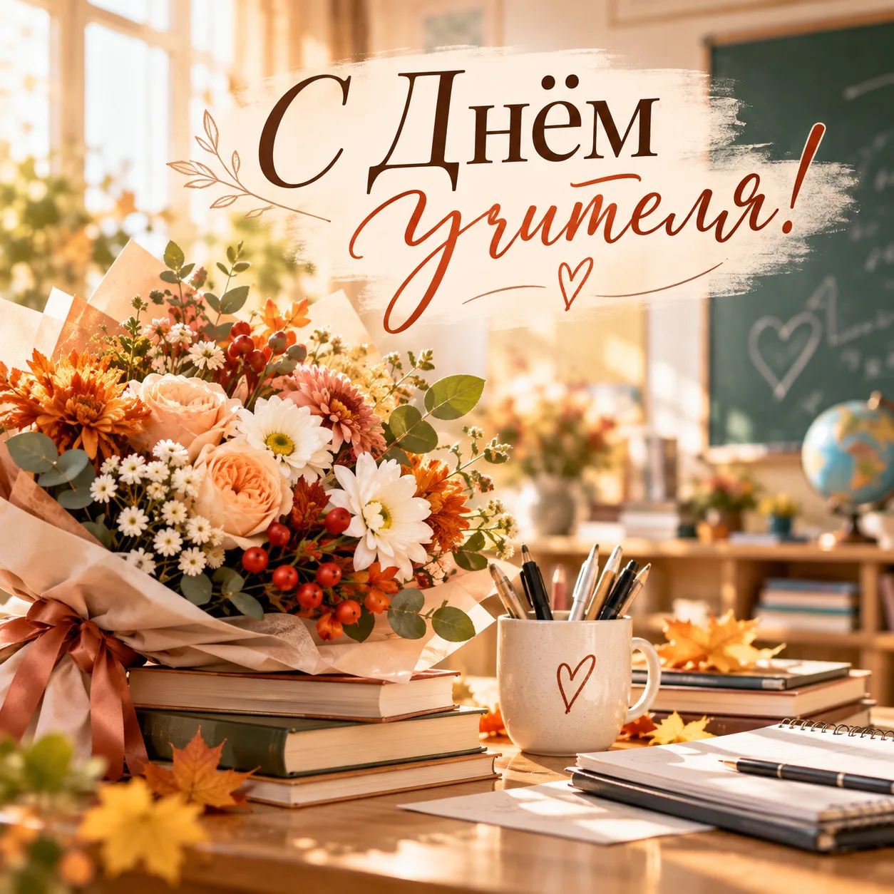 С Днём учителя! 🌷