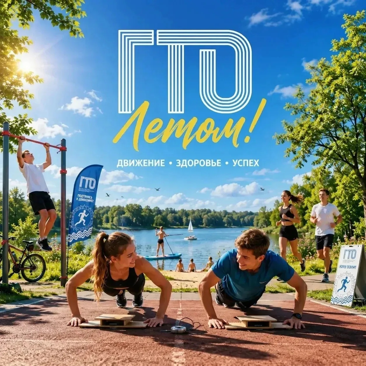 Лето: Время для блестящих результатов ГТО!☀
 
🌷С приходом лета открываются новые горизонты для тех,