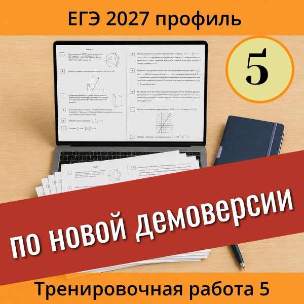 📚 Тренировочная работа ЕГЭ (профиль) №5