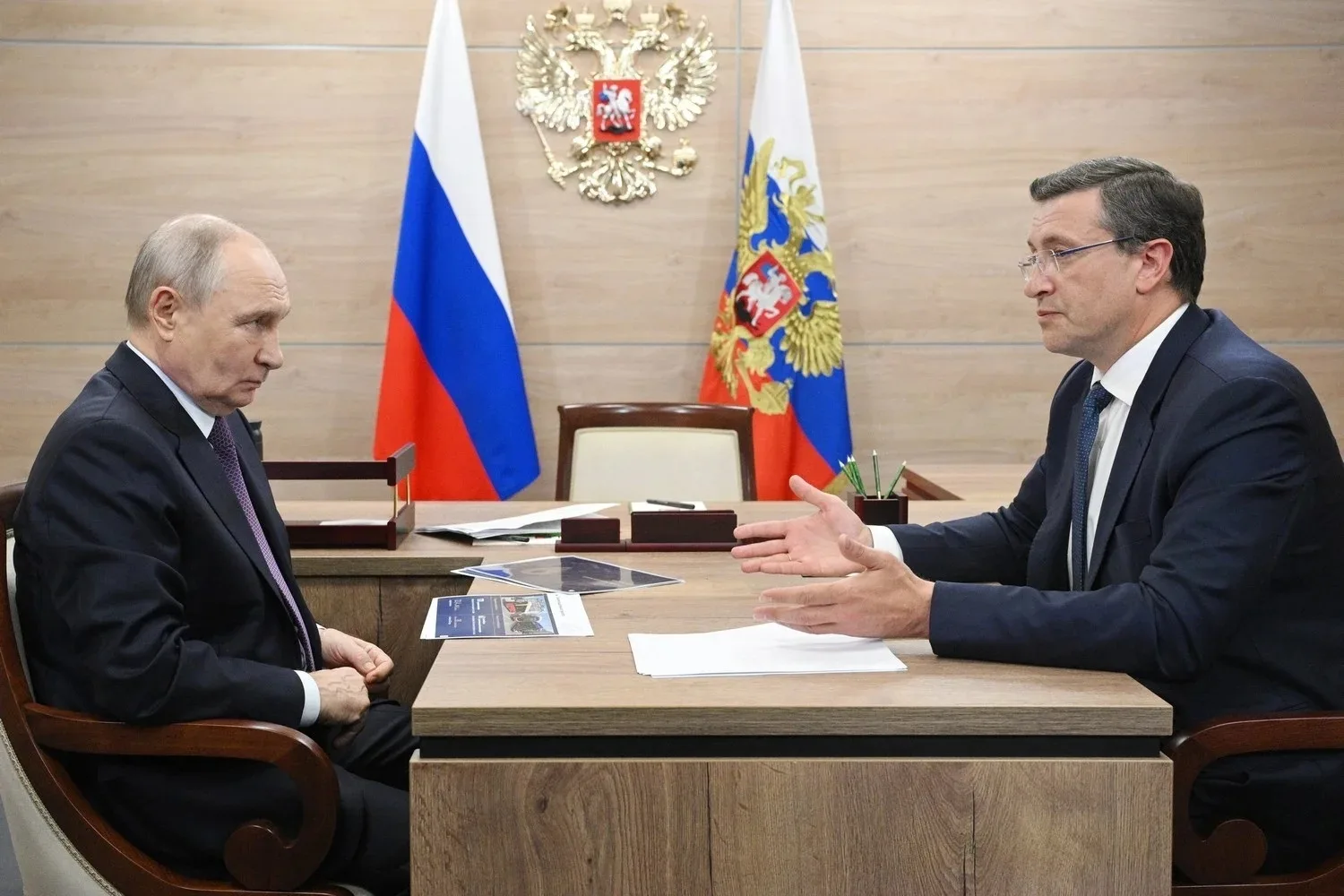 Глеб Никитин доложил Владимиру Путину о социально-экономическом развитии Нижегородской ...