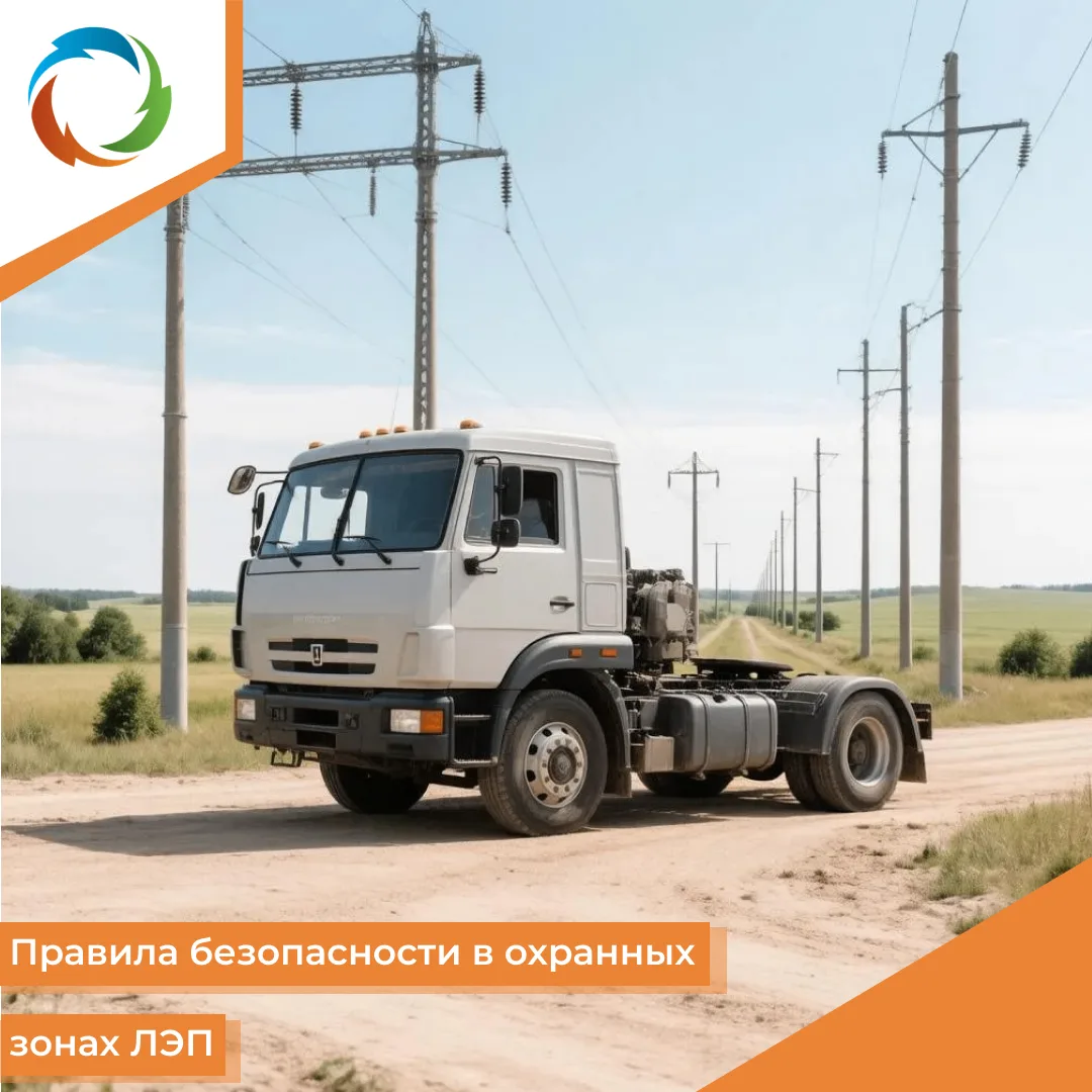 ⚡️Правила безопасности в охранных зонах ЛЭП
⁣
🚧 Сезон строительных и сельскохозяйственных работ в с