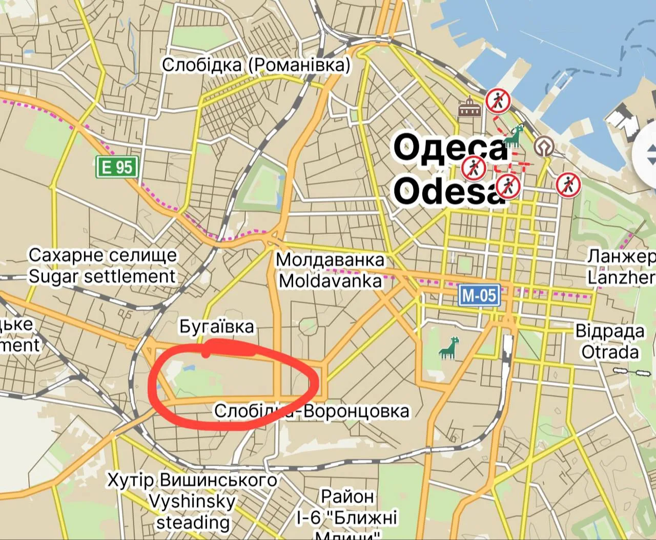 В Одессу сейчас прилетело прекрасно