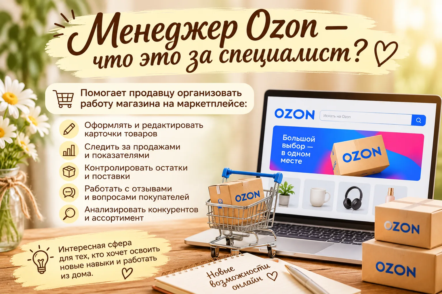🛍️ Менеджер Ozon — что это за специалист?