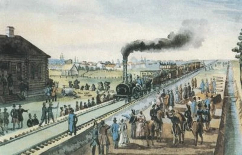 🚂 190 лет назад первый поезд в России ездил… на лошадях