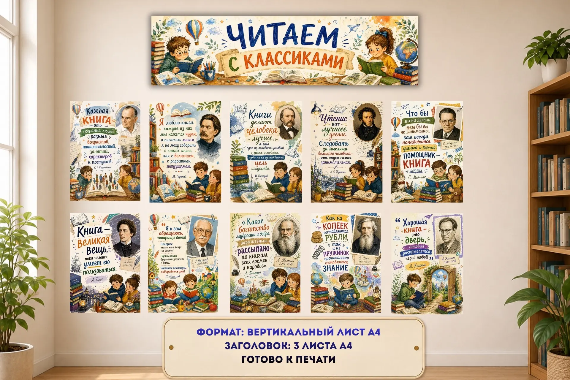 📚 ГОТОВЫЙ КОМПЛЕКТ ДЛЯ ВАШЕЙ БИБЛИОТЕКИ!