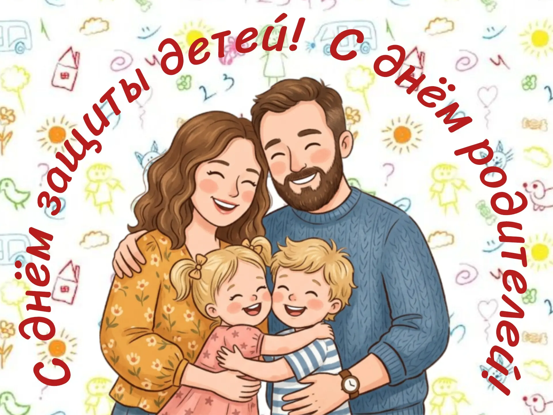 1 июня - не просто первый день лета. 🌞 
Это ещё и один из добрых и важных праздников - День защиты 