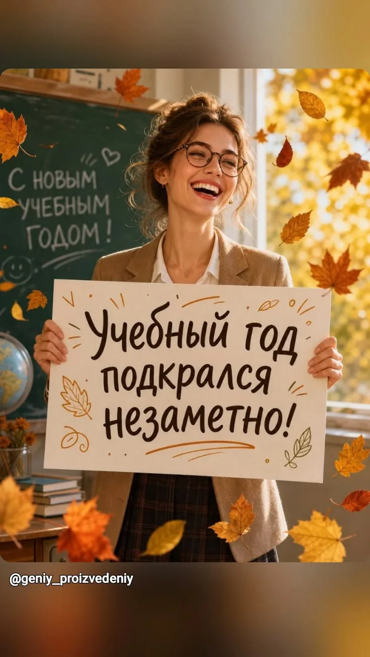 Учебный год подкрался незаметно