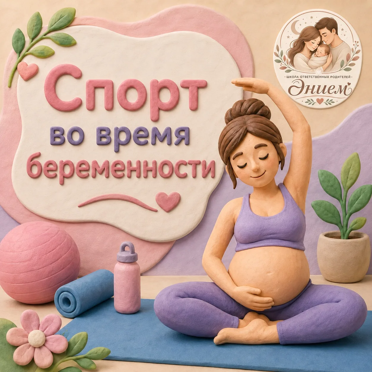 🤰💜 Спорт во время беременности: можно ли продолжать тренировки?