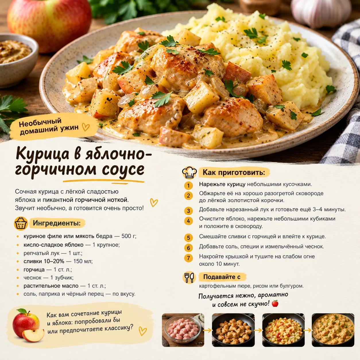 Необычный домашний ужин
