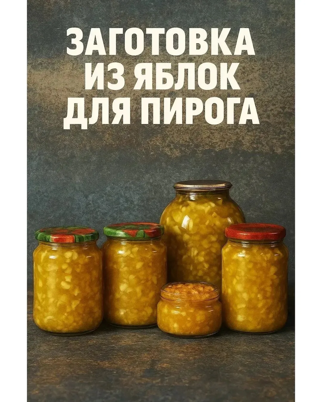 Заготовка из яблок для пирога 🍰