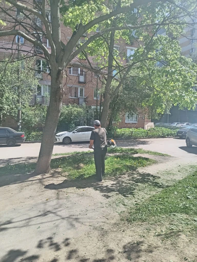 🌿 В летний период уделяем особое внимание благоустройству придомовых территорий: регулярно проводим 