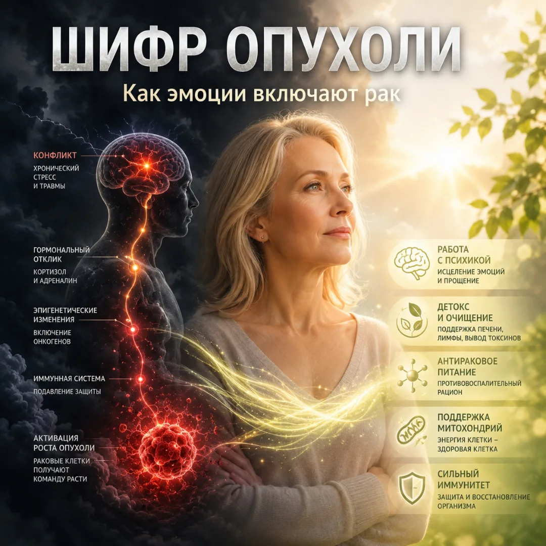 🧬Шифр опухоли: Истинные причины онкологии, о которых молчат