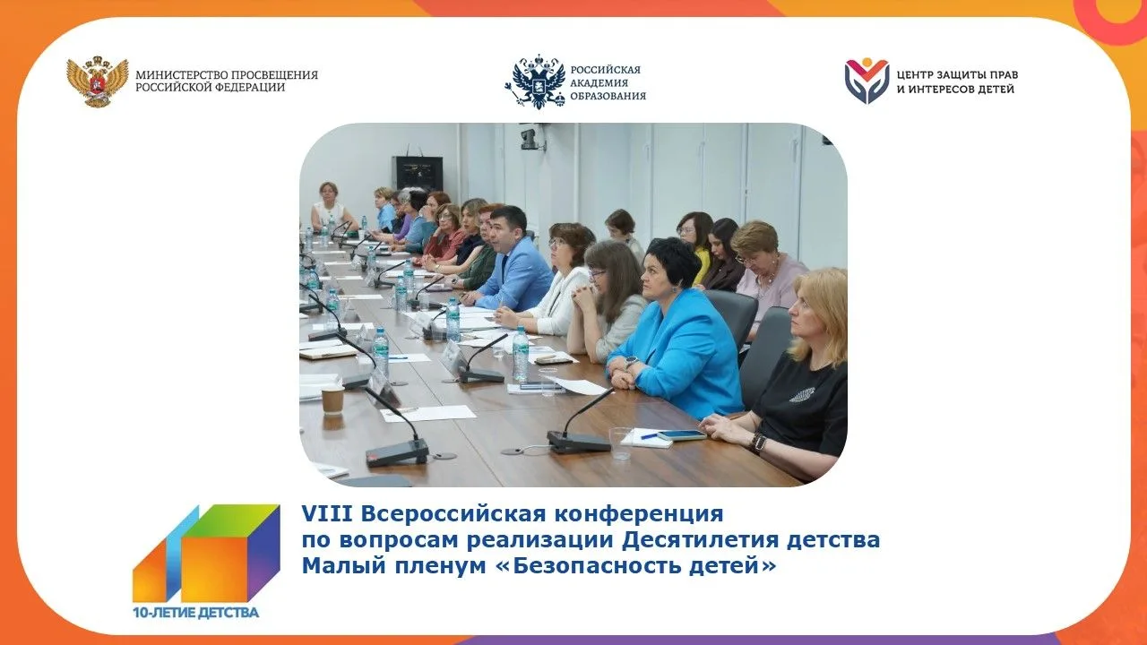 В рамках VIII Всероссийской конференции  по вопросам реализации Десятилетия детства прошёл Малый пле