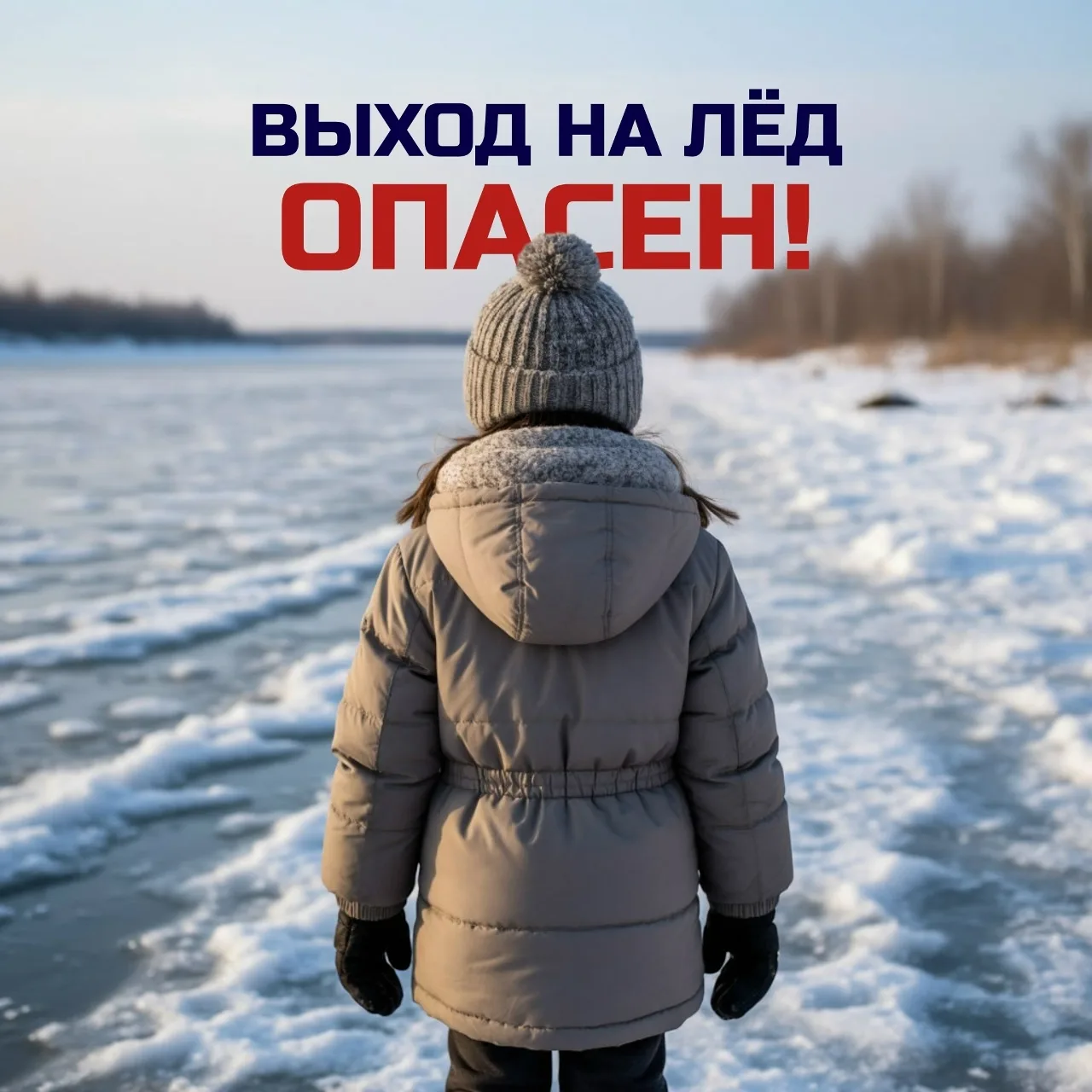 ‼В настоящее время на реках и водоемах началось становление ледостава. Местами формирую...