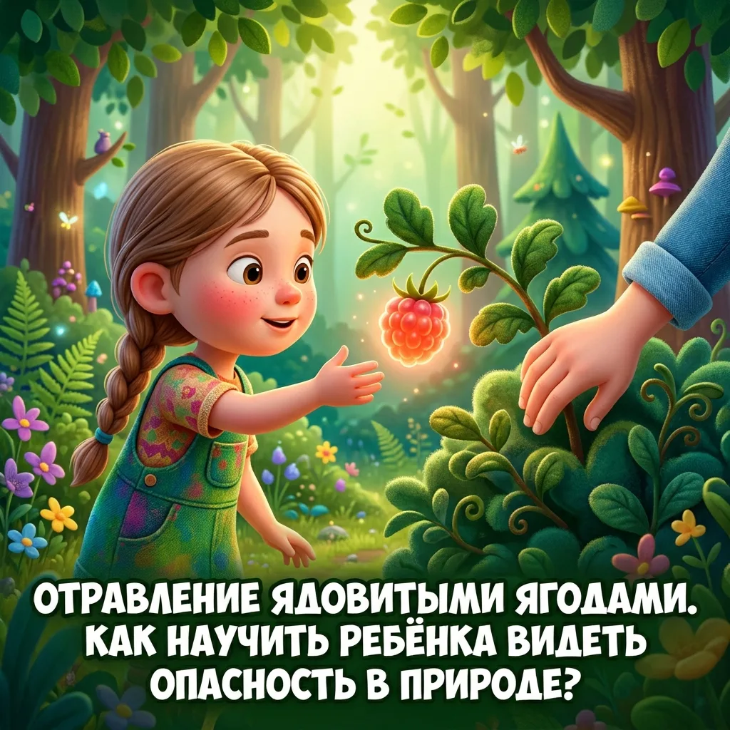 Отравление ядовитыми ягодами. Как научить ребёнка видеть опасность в природе? 🍒

Каждое лето в ново