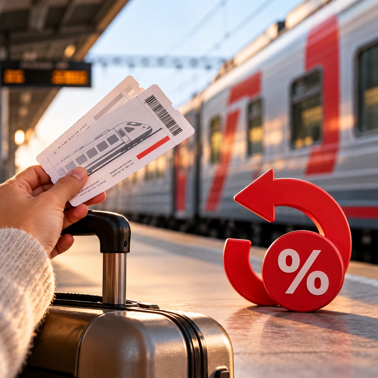 🚆 Вернуть билет на поезд станет дороже — всё зависит от даты отправления