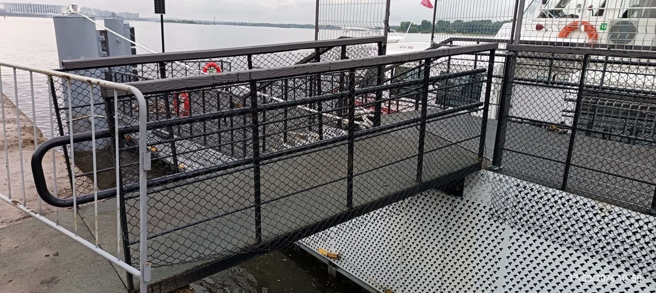 🛳 В Нижнем Новгороде завершили строительство плавпричала «Чкаловская лестница» проекта...