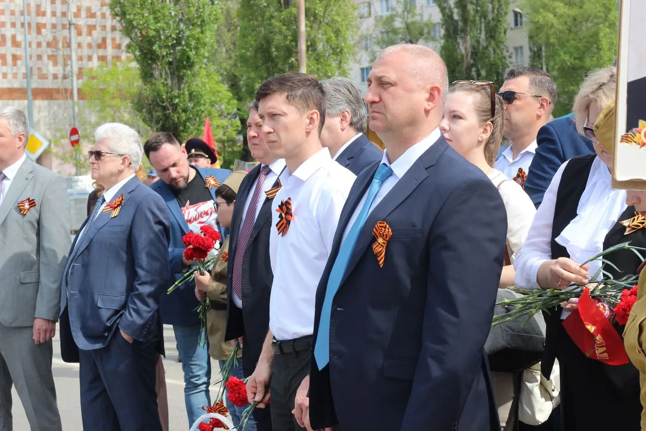 Сегодня у Мемориала " Звезды Славы" собрались жители  и гости города, представители орг...