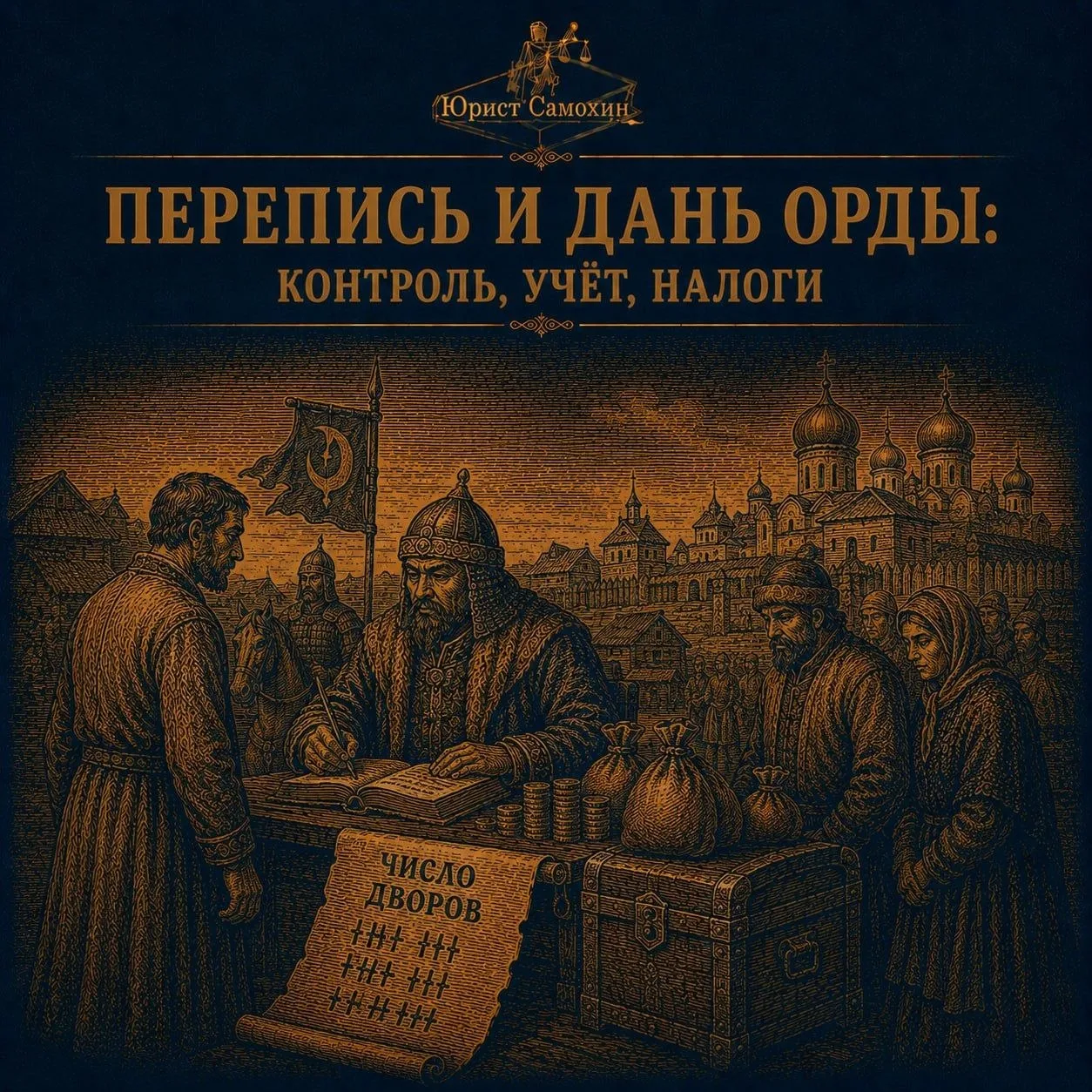 После установления ордынской зависимости на Руси появилась новая система контроля населения и сбора 