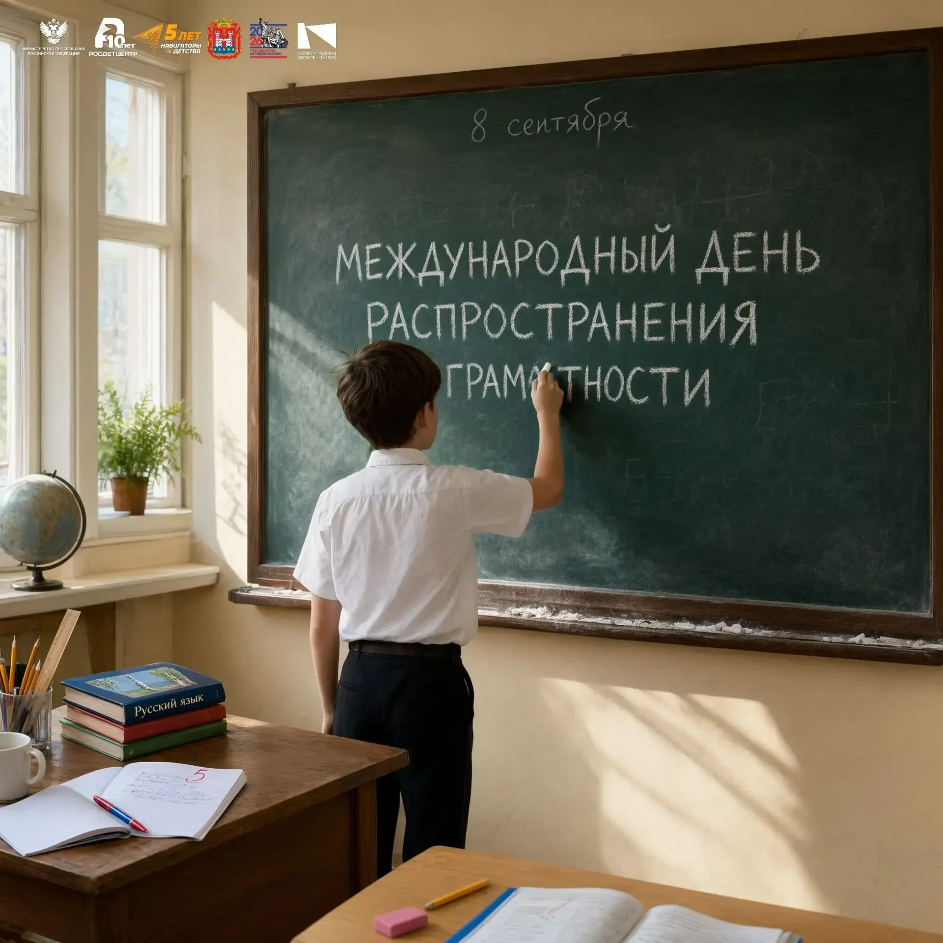 8 сентября — Международный день распространения грамотности