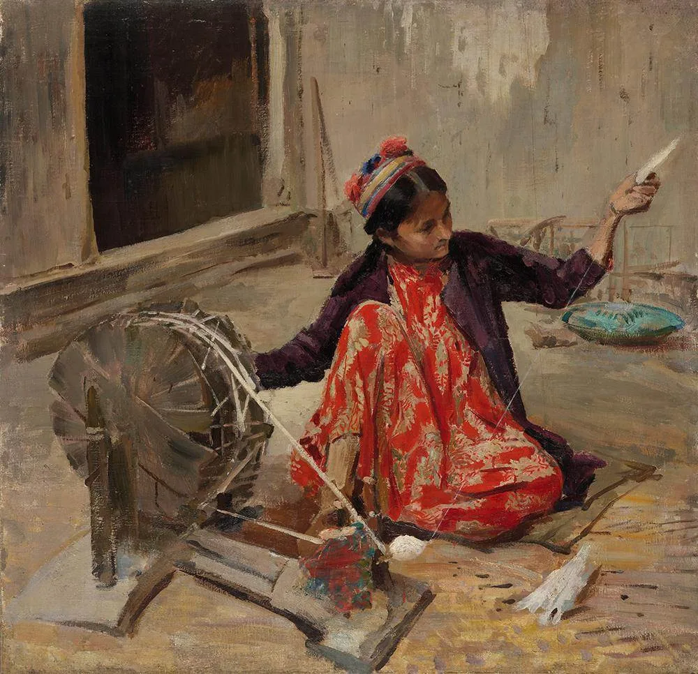 Девушка-хивинка, 1931, 128х133
Павел Беньков (1879−1949)
ГТГ

Близкий друг Николая Фешина - прекрасн
