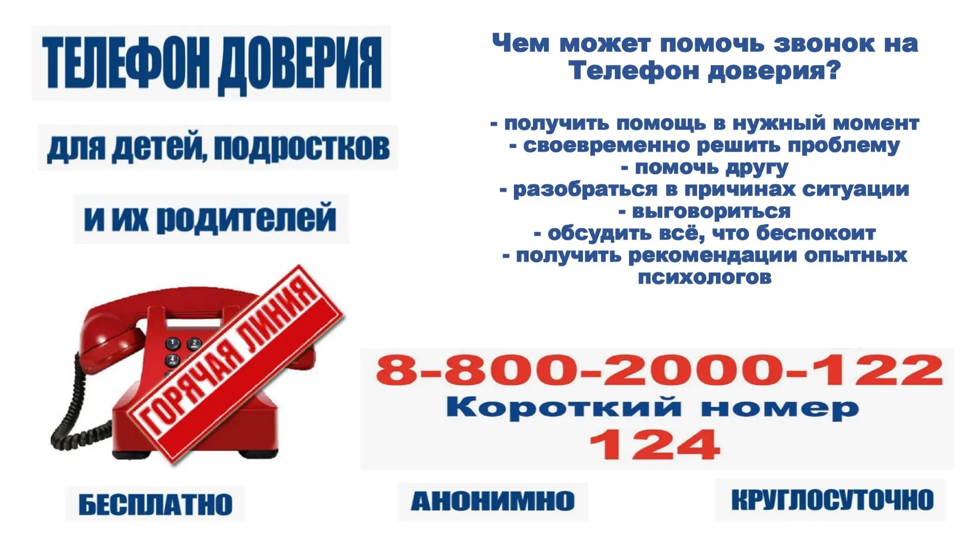 Неделя информирования о детском телефоне доверия прошла успешно! 📢  Со 2 по 6 февраля 2026 года в Ги