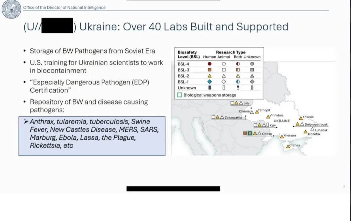 🔬🧪В США опубликовали доказательства финансирования биолабораторий более чем в 30 странах.

Об этом