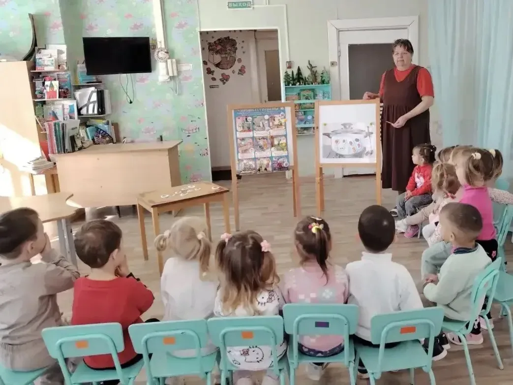 В дошкольном отделении пгт Решетниково, МОУ - школа «Планета детства» г.о. Клин в рамка...